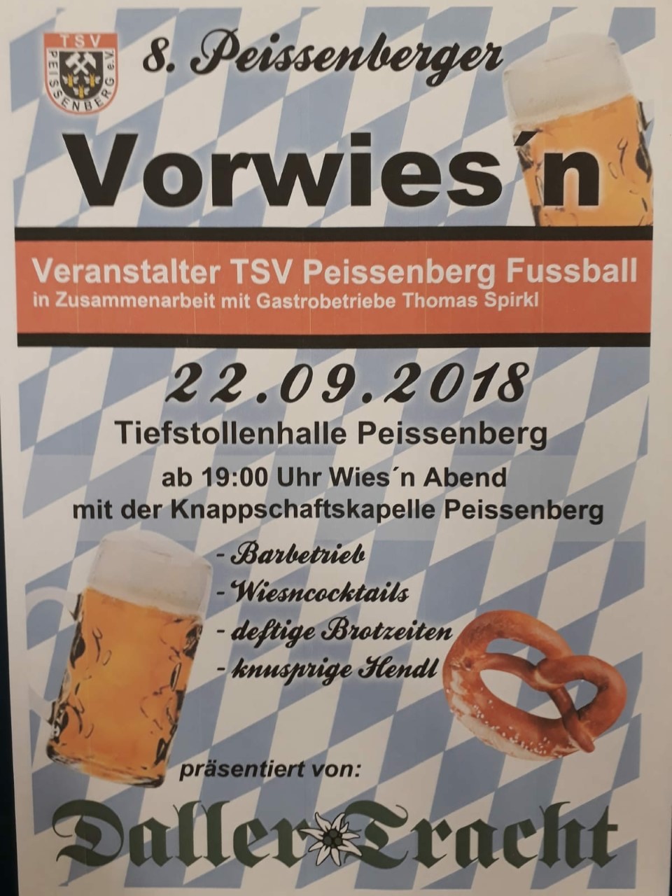 Vorwiesn 2018 in Peißenberg