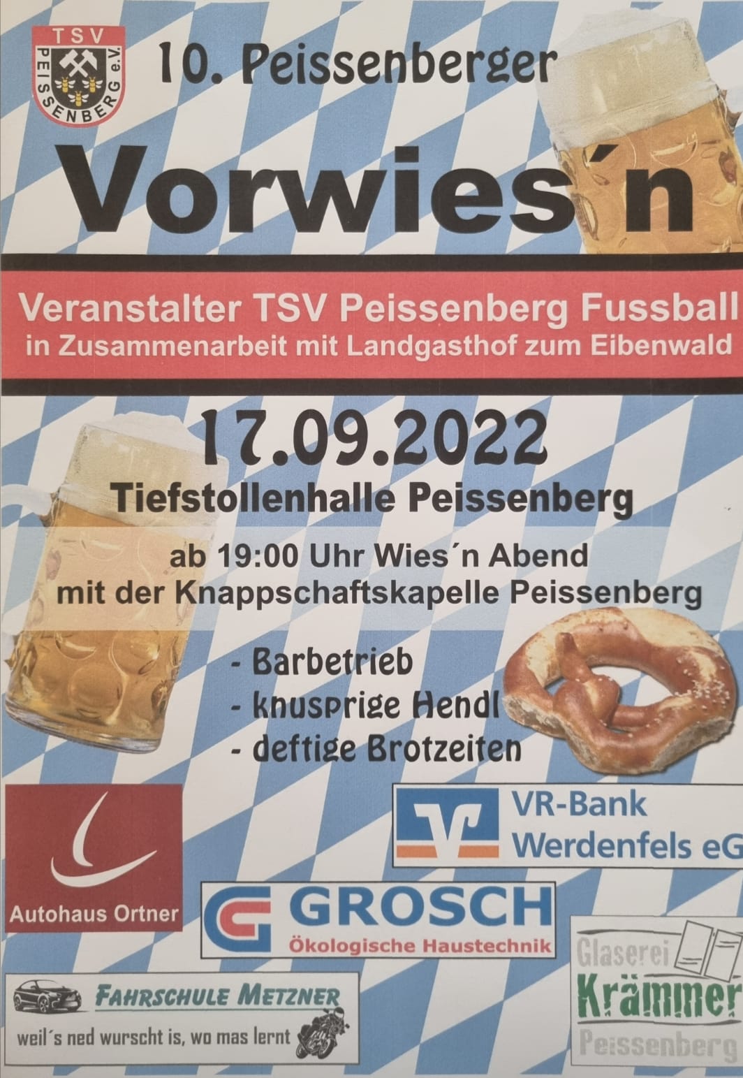 Vorwiesn 2022 in Peißenberg am 17.09.2022